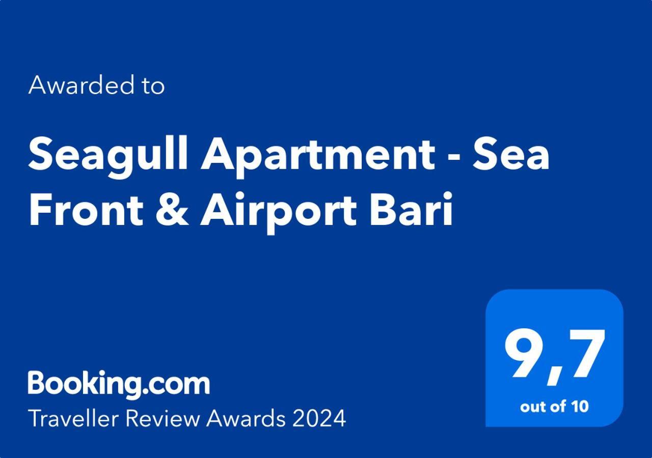Seagull Apartments - Front And Sea View & Airport Bari Luaran gambar